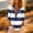 Navy, variant on 3/4 Sleeve Tops for Women Trendy V-Neck Minimalist Blue Pullover Tops Star Patchwork Fashion Relaxed Fit Tops Blue,L