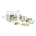 thumbnail image 3 of Teamson Kids Little Chef Santa Barbara Wooden Healthy Dessert Set with 27 Food Accessories with Oven & Blender, White, 3 of 14