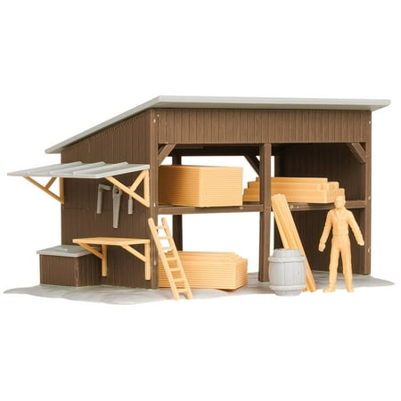 Lumber Shed Kit, Unassembled-some assembly required (requires liquid cement) not included) By