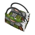 thumbnail image 5 of Vsdgher Fishing Gnome Print Insulated Reusable Bags with Sturdy Zipper and Handles, Foldable Totes for Hot or Cold Food Bring or Delivery, 5 of 8