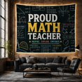 thumbnail image 6 of Chalkboard Graphic Matte with Charcoal Most Prominent Element, Mystical Fantasy for Space Lovers, Galaxy Room Decor, Graduation Gift, Tapestry Wall Hanging for Bedroom and Dorm, 6 of 7