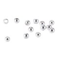 thumbnail image 5 of 14K Rondelle Beads OD 2 mm ID 1 mm Silver Plated Gold Brass Round Beads for DIY Jewelry Craft Making 300 Pcs, 5 of 5