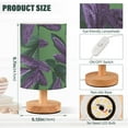 thumbnail image 3 of Purple and Green Setaria Viridis Plant Table Lamp with USB Port LED Warm Light Lamp Night Light Home Decor, 3 of 7