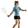 thumbnail image 2 of 1 Paire de Raquettes de Badminton pour Enfants en Alliage d'Aluminium, Ensemble de Raquettes de Sport de Plein Air, Entraînement, Paternité, Enfants, Dessin Animé, Raquette de Badminton (Bleu Ou Rose Aléatoire), 2 of 4
