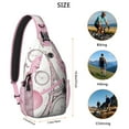 thumbnail image 5 of Travel Sling Bag Paris Hiking Daypack Crossbody Backpack Purse for Men Women, 5 of 6