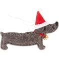 thumbnail image 3 of 4 Uds. Adornos colgantes para perros salchicha, figuritas de fieltro, decoraciones para árboles, artesanías de felpa y adornos navideños para decoración del hogar y fiestas, 3 of 5