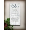 thumbnail image 2 of 'Broken Chain '' Textual Art Plaque, 2 of 2