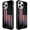 thumbnail image 3 of American Flag Designed for iPhone 14 Pro Max Case [Military Grade Anti-Drop] Hard PC Back Soft Bumper Cover Non-Slip Scratchproof Shockproof Slim Protective Case for iPhone 14 Pro Max 5G, 3 of 12