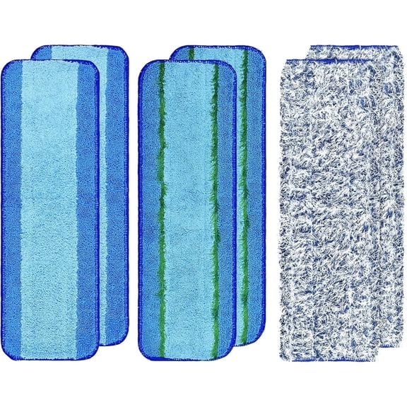 CAMOTUSE 6 Pack Microfiber Cleaning Replacement Pad for Bona Mop,Washable Reusable...