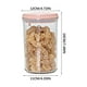 thumbnail image 2 of Fiudx Ofertas y liquidaciones Tarro de almacenamiento de cereales varios Tarro de almacenamiento de nueces y dulces Tarro de almacenamiento en seco con hebilla transparente, 2 of 2