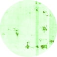 thumbnail image 1 of Ahgly Company Indoor Round Abstract Green Modern Area Rugs, 8' Round, 1 of 4