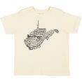 thumbnail image 3 of Inktastic West Virginia State Word Salad Boys or Girls Toddler T-Shirt, 3 of 5