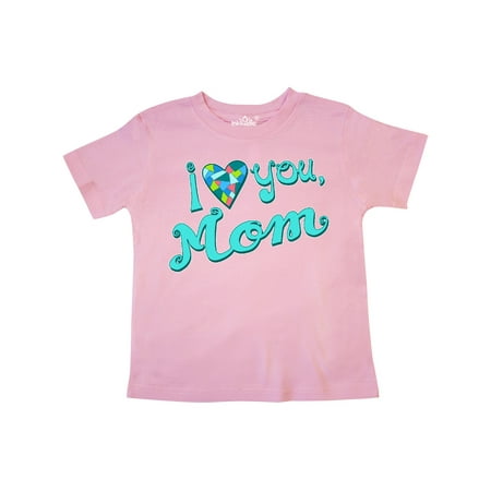 

Inktastic I Love You Mom- in blue Gift Toddler Boy or Toddler Girl T-Shirt