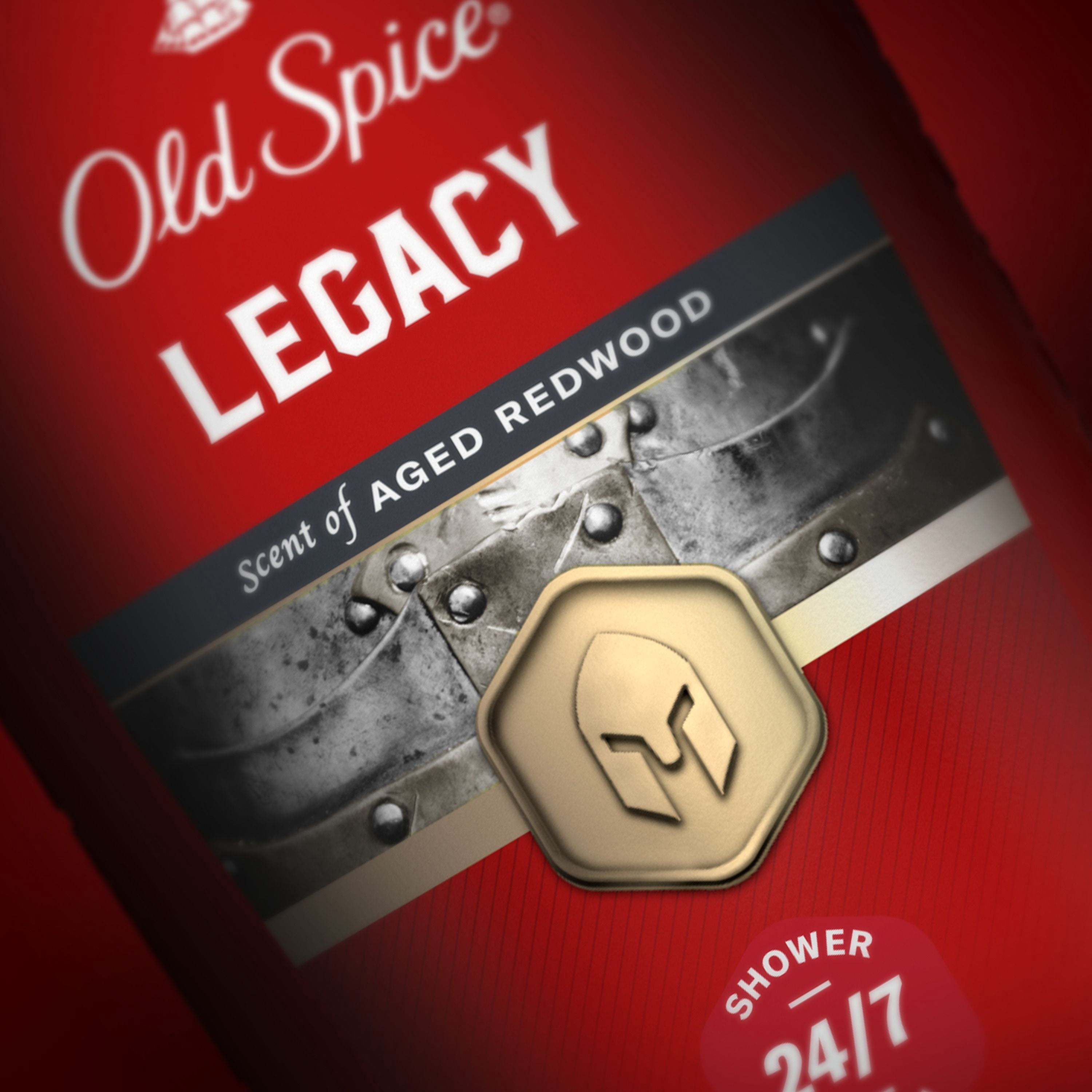 Old Spice Red Collection Body Wash for Men, Legacy Scent, Refreshing Clean, Moisturizing Formula, Long-Lasting Fragrance, 709ml