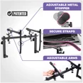 thumbnail image 5 of Liquid Stands Dual Piano Keyboard Stand with 2nd Tier Adjustable Arms - Z Style piano stand, Portable 2 Tier Heavy Duty Music Stand for Synth and Electric Digital Keyboards - Fits 54 61 88 Key Pianos, 5 of 8