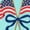 Blue, variant on UNISHE Women 1776 America Land of the Free Graphic V-Neck Short Sleeve T-Shirt Patriotic Flag Bow Plus Size S-5XL Summer Holiday Top