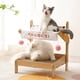thumbnail image 3 of Cama rascadora para gatos, resistente al desgaste, de cartón, para gatos, juguete para gatos Blanco, 3 of 9