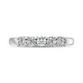 thumbnail image 3 of Diamond Illusion Band 1/6 ct tw Round-cut in 10K White Gold, 3 of 7