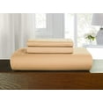 thumbnail image 3 of 3-Piece Duvet Cover Set, 1800 Premier, Button Closure, Solid Color - Cooling, Breathable Material- Wrinkle, Fade, Stain Resistant, Full/Queen, Gold, 3 of 3