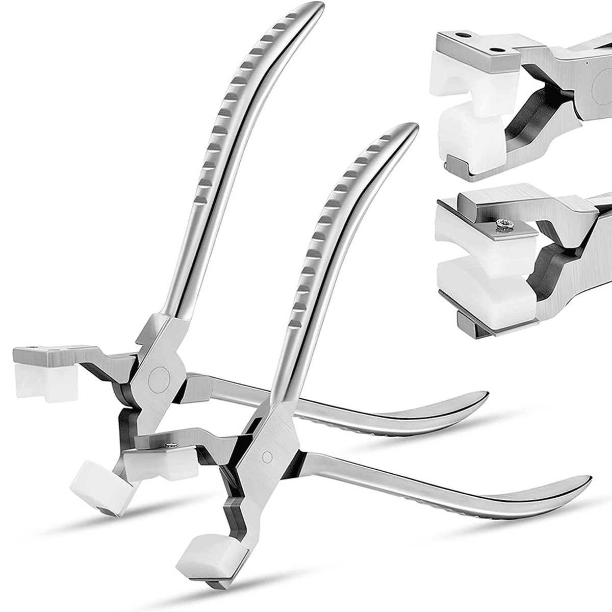 4 Pcs Ring Making Kit Chain Nose Pliers Bending and Wrapping Metal Tool Stainless Steel Ring Bender Ring Bending Tool
