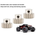 thumbnail image 4 of Engranajes De Motor De Metal De 3 Piezas, Engranaje De Piñón De Módulo M0.6 Con Tornillos De Fijación Para Camión De Coche RC 1/10, Ranura De Diente Ancho, Para HSP, Axial, 4 of 7