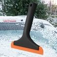 thumbnail image 2 of All-Purpose Silicone Squeegee - Long Handle for Car Windows, Bathroom Glass & Mirrors - 6-inch Rubber Blade, 2 of 6