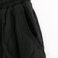 thumbnail image 6 of Busydd Women's Pants Casual Baggy Warm Winter Pants Trousers Solid Color Wide Leg Pants for Women Cozy Thermal Elastic Waist Down Puffy Pants, 6 of 6