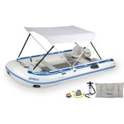 Sea Eagle 14SRDK_SWC 14' Sport Runabout Inflatable Drop Stitch Floor Swivel Seat Boat Package