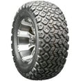 thumbnail image 3 of Golf Cart Wheels and Tires Combo - 12" RHOX RX185 Machined - Set of 4, 3 of 3