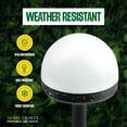 thumbnail image 5 of Bell+Howell Solar Pathway Lights 4 Pack IP65 Waterproof Solar Lights Outdoor, Auto On/Off Garden. Landscape Lighting, White Path, Powered for Yard Driveway Walkway Patio Lawn, 5 of 7