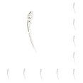 thumbnail image 1 of sweethay Libro Clip Colgante Páginas Fabricantes DIY Artesanía Decoraciones de boda Palo de pelo para niños Niños Adultos Mujeres Plata Type1 NO1, 1 of 6