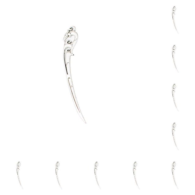 sweethay Libro Clip Colgante Páginas Fabricantes DIY Artesanía Decoraciones de boda Palo de pelo para niños Niños Adultos Mujeres Plata Type1 NO1