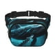 thumbnail image 1 of Fotbe Vintage Blue Pattern Whale Cangurera Cuadrada con Estampado de Doble Capa, Bolsa de Cintura Ajustable Mini para Hombres y Mujeres, 1 of 9