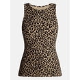 thumbnail image 5 of No Boundaries Ribbed High Neck Tank Top, Women's XXS-XXL, 5 of 5
