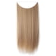 thumbnail image 1 of Una pieza rizada recta larga de la venda del alambre ningunas extensiones invisibles del pelo de las extensiones del pelo del clip, 1 of 3