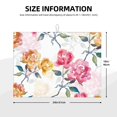 thumbnail image 2 of Fotbe Colorful Flowers Alfombrilla de Secado para Cocina con Estampado, 18x24 Pulgadas, 2 of 7