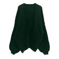thumbnail image 4 of HCYSFG Womens Oversized Cardigan Sweater Open Front Long Sleeve Drop Shoulder Loose Fit Textured Knit Everyday Layering Tops, 4 of 5