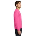 thumbnail image 2 of Gildan Mens Heavy Blend Crewneck Sweatshirt Soft Fleece Sweater 8oz 50/50 Cotton/Polyester, Safety Pink S, 2 of 5