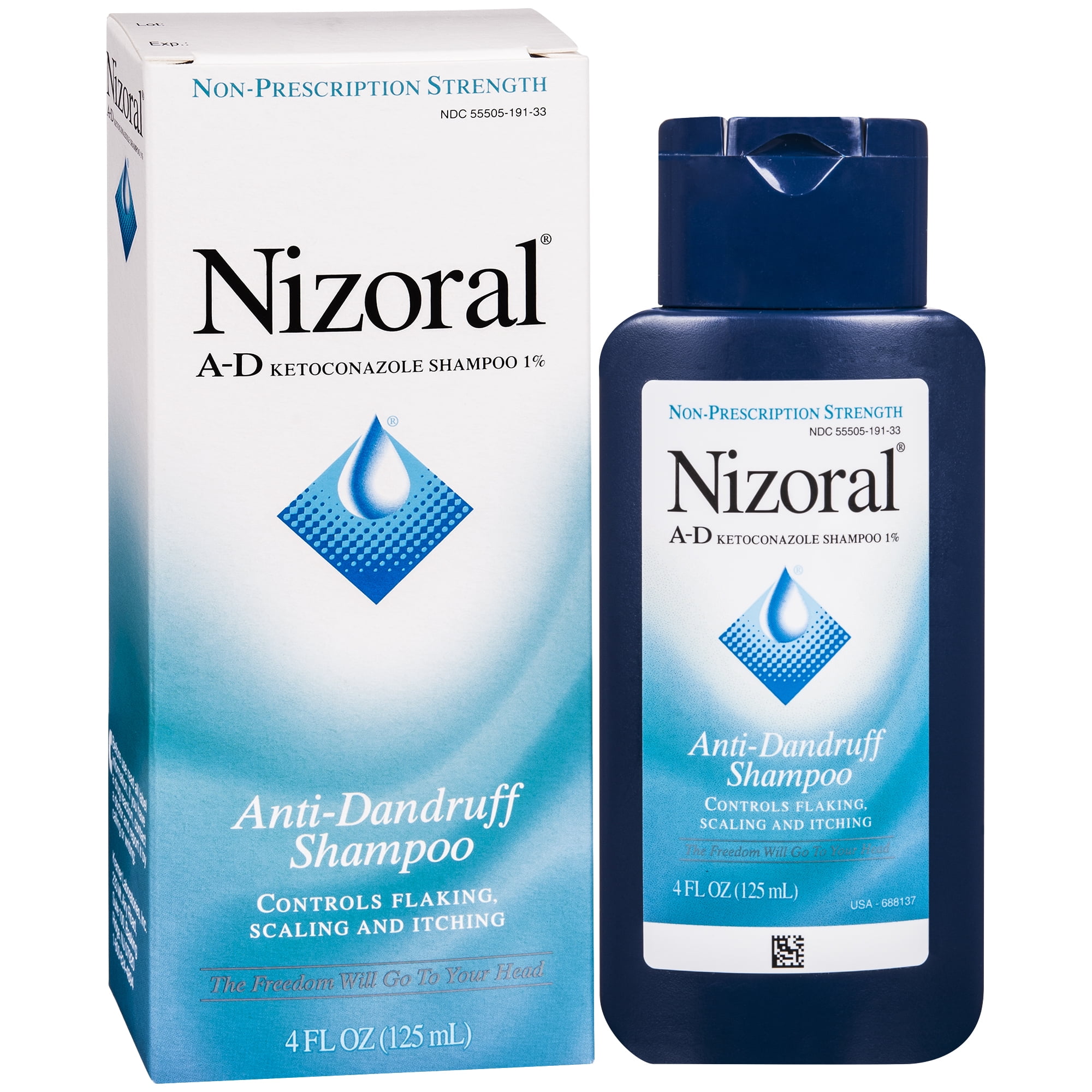 fysiker shabby insulator Nizoral A-D Anti-Dandruff Shampoo, 4 Oz - Walmart.com