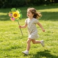 thumbnail image 4 of ’s Outdoor Decorative Windmill, Multicolor Plastic, 32x68 cm Handheld Spinning Garden Toy, 4 of 6