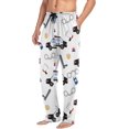 thumbnail image 5 of Top-kevin Police Car Pajama Pants Horn Handcuff Intercom Men's Pajama Bottoms Lounge Sleepwear PJs Casual Sleep Pants, 5 of 6