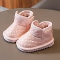 thumbnail image 2 of Eltusu Girls Snow Boots, Soft Sole Winter No Slip Thermal Walking Shoes Pink Size 0-2.5 T, 2 of 5