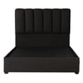 thumbnail image 2 of Base de cama Matrimonial DICASA Cabecera Kami Negro, 2 of 6