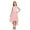 Pink, variant on Kids Junior Teen Girl's Sleeveless Bridesmaid High Low Hem Formal Wedding Dress White 6