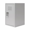 thumbnail image 6 of Casey Kids Stackable Mini Metal Storage Locker, Dove Gray, 6 of 9