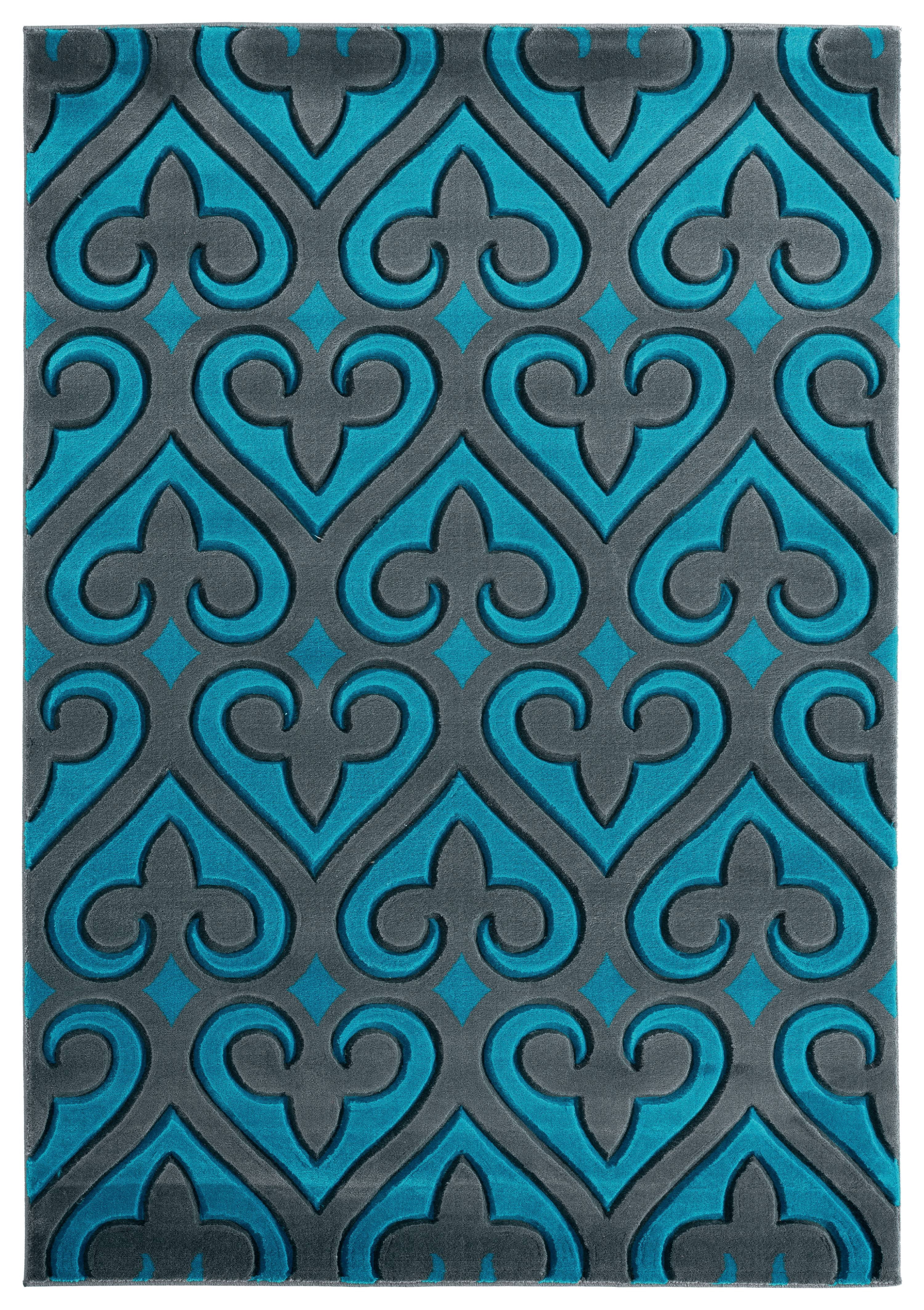 United Weavers Drachma Benachi Modern Geometric Accent Rug, Turquoise, 1'10" x 2'8"