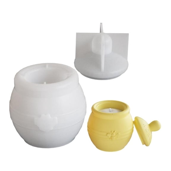 CEORPER Storage Box Molds Silicone Texture for Crafting Distinctive Candle Holder