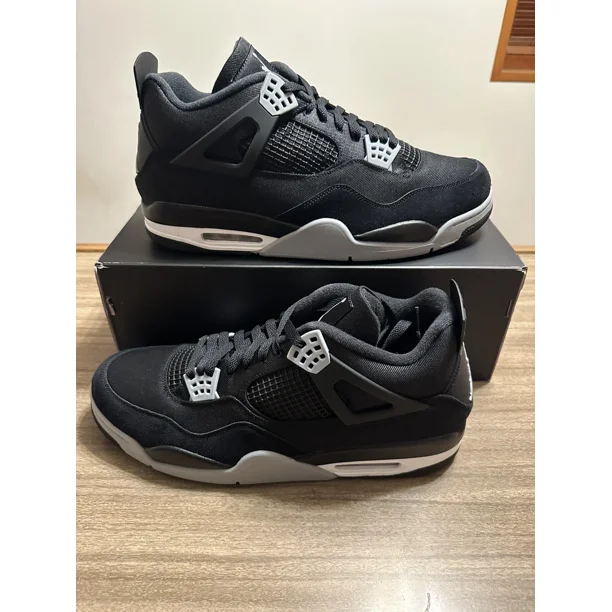Ni - ke Size 15 - Jordan 4 Retro SE Mid Black Canvas Brand New! Yeezy 1 2 3 5 6 7 8 9 10