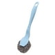 thumbnail image 2 of Cepillo de Limpieza de Acero Inoxidable con Mango Largo, Estropajos Metálicos, Cepillo para Ollas de Cocina, Diseño Ergonómico, Uso Versátil, Fácil de Limpiar, 195 G, Color Azul, Ayuda para La Limpie, 2 of 7