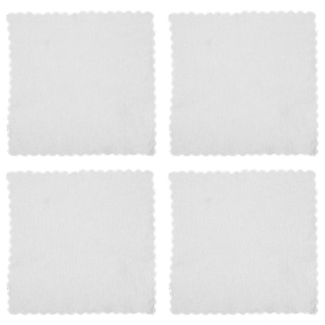 4 Draps Mouchoirs Carrés Mouchoirs en Coton Mouchoirs à la Mode
